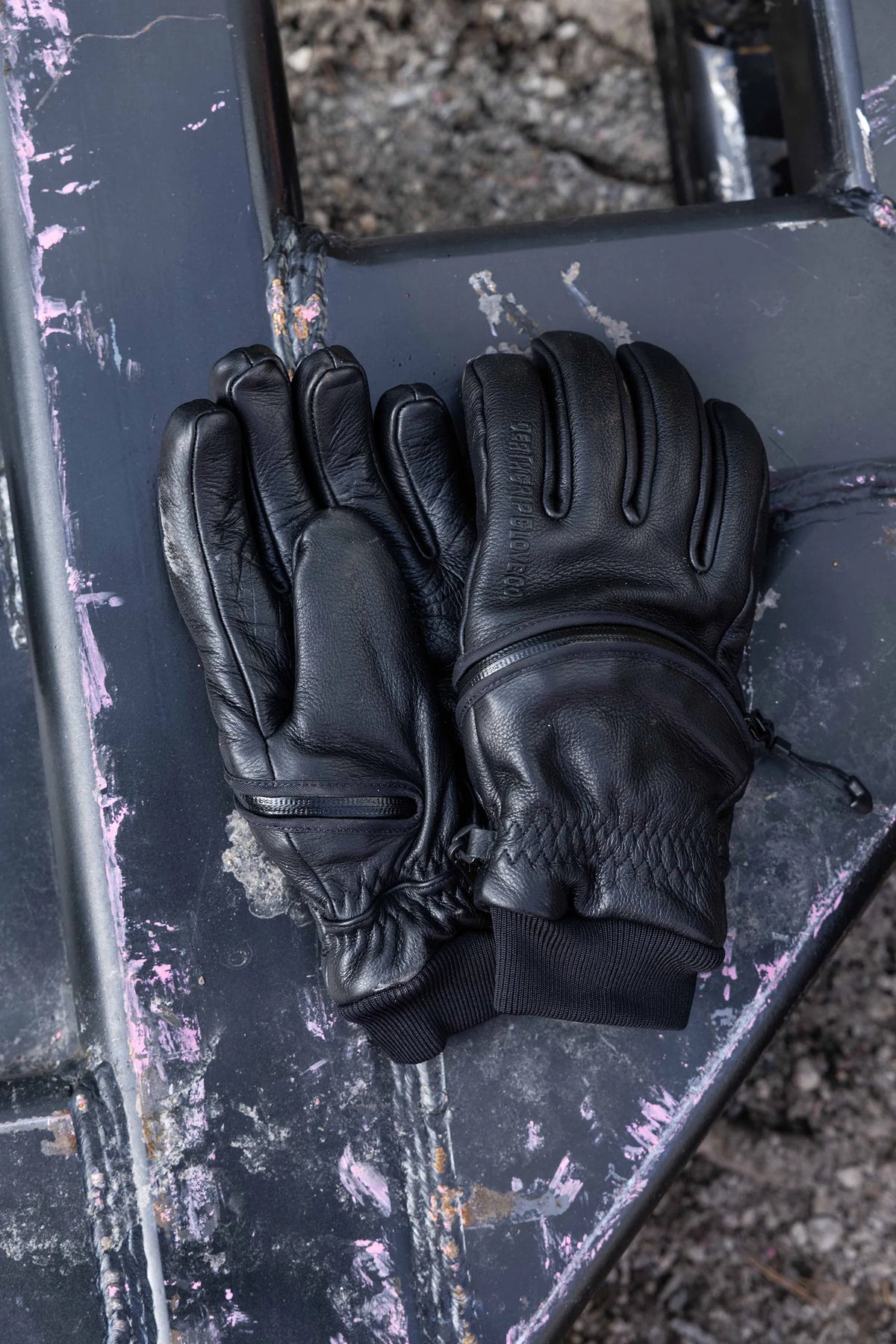Death Grip Ghoul Leather Glove Black 26-27