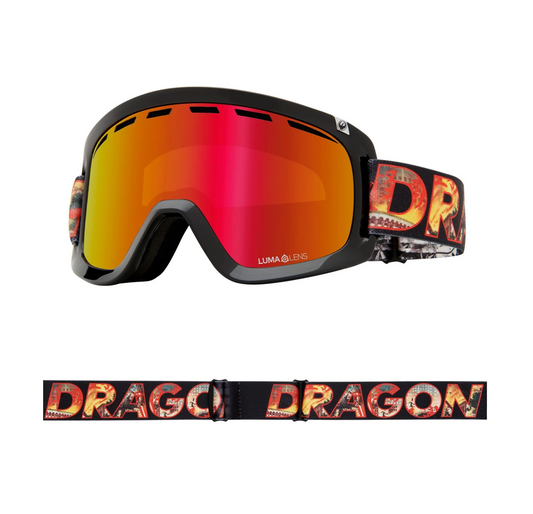 Dragon D1 OTG Klash Lumalens Red Ionized + Lumalens Rosa Lens