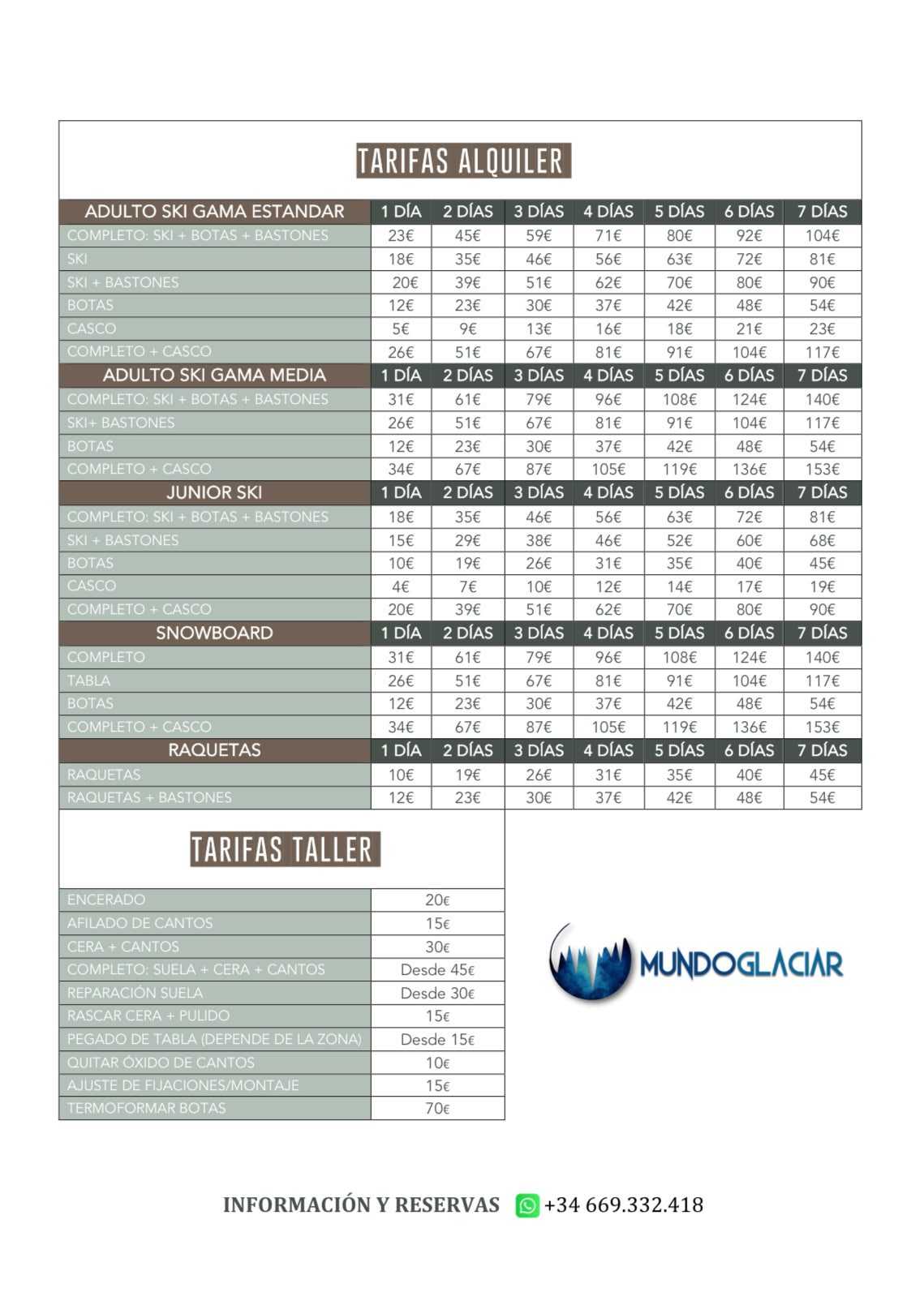 Alquiler de Raquetas en Biescas +34 669 332 418