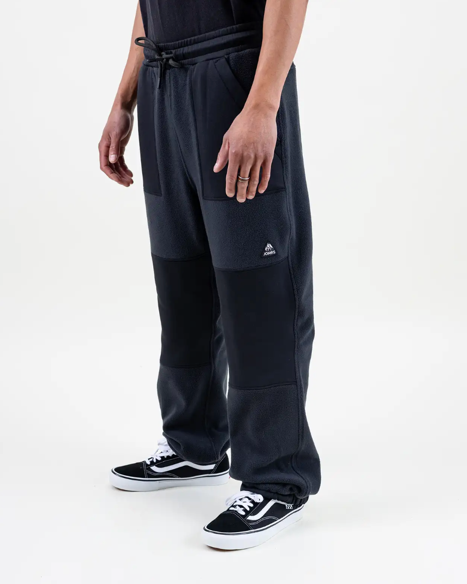 Jones Lodge Recycled Fleece Pants Stealth Black