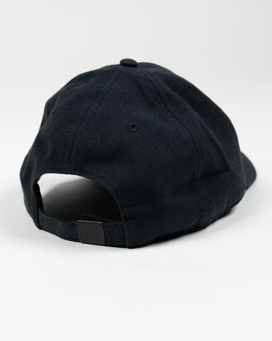Jones Organic Cotton Canvas Cap Stealth Black