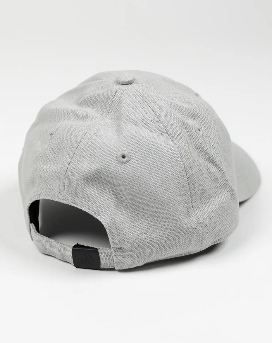 Jones Organic Cotton Canvas Cap Smoke Gray
