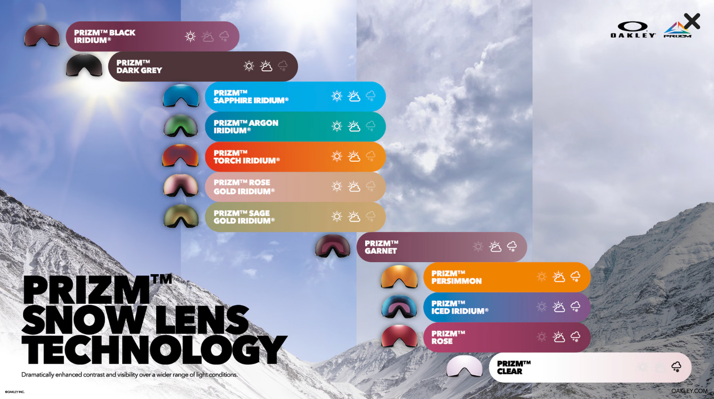 Oakley Flight Deck Pro M Aragon Iridium + Iced Iridium