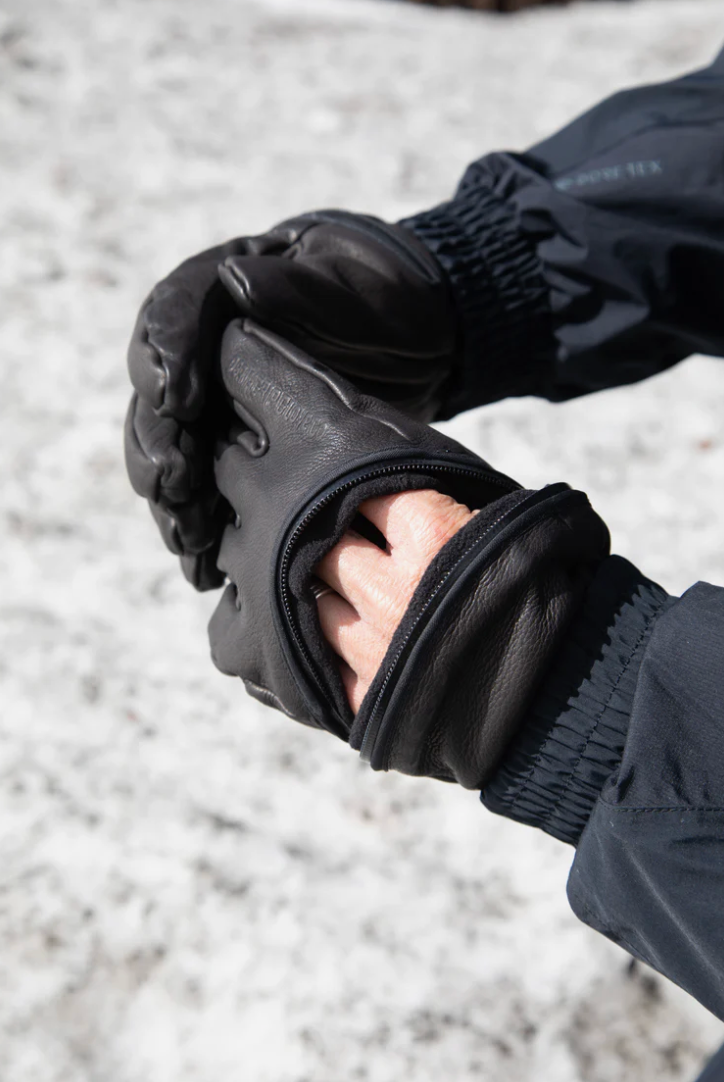 Death Grip Ghoul Glove Leather 25 Black