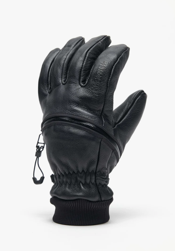 Death Grip Ghoul Glove Leather 25 Black