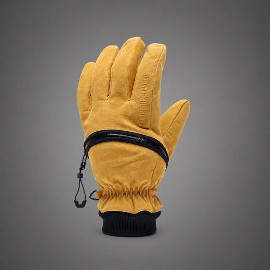 Death Grip Ghoul Leather Glove Tan 26-27