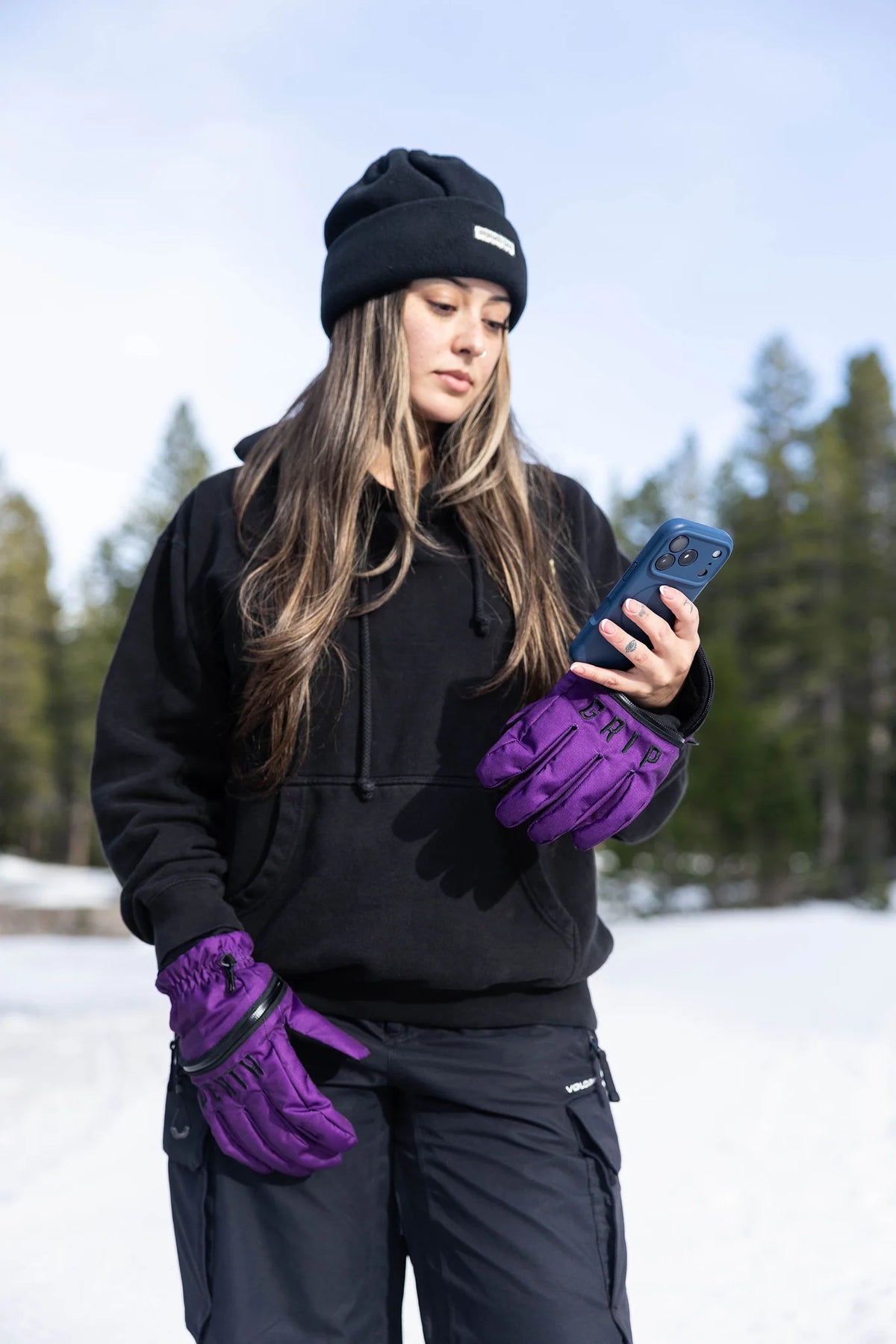 Death Grip Goulh Glove Purple 26-27