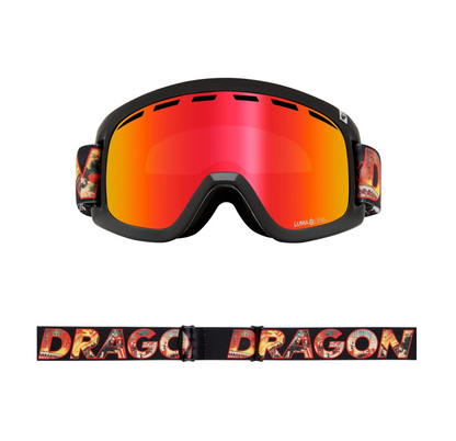 Dragon D1 OTG Klash Lumalens Red Ionized + Lumalens Rosa Lens
