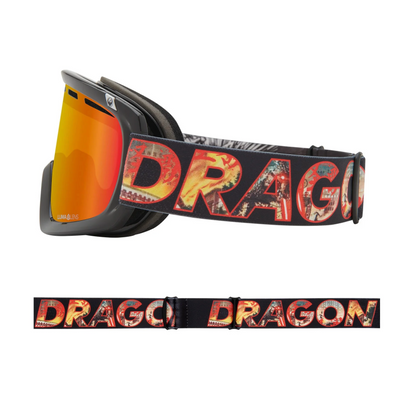 Dragon D1 OTG Klash Lumalens Red Ionized + Lumalens Rosa Lens