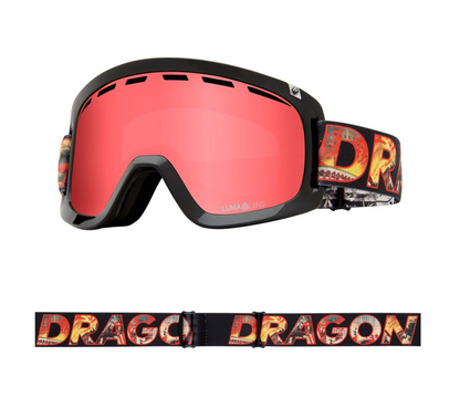 Dragon D1 OTG Klash Lumalens Red Ionized + Lumalens Rosa Lens