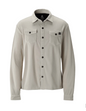 Jones December Recycled Fleece Shirt Smoke Gray