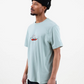 Jones Graphic Organic Cotton Tee Artic Blue