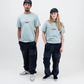 Jones Graphic Organic Cotton Tee Artic Blue