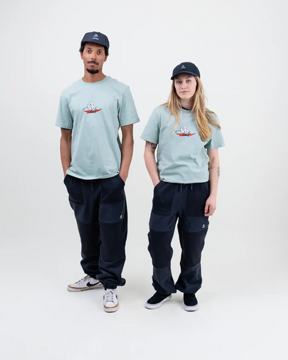 Jones Graphic Organic Cotton Tee Artic Blue