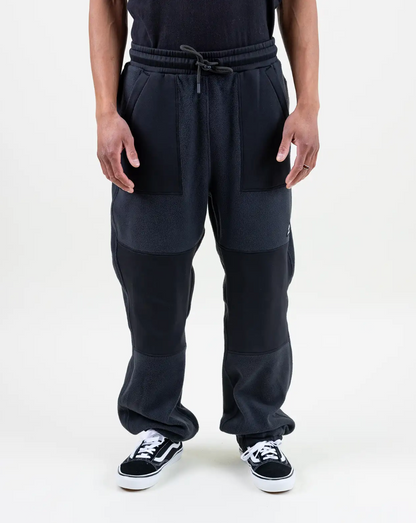 Jones Lodge Recycled Fleece Pants Stealth Black