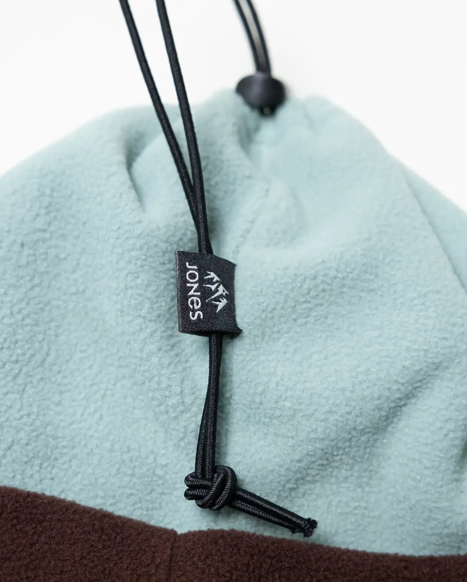 Jones Paliwood Recycled Fleece Beanie Artic Blue Coffee Brown