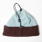 Jones Paliwood Recycled Fleece Beanie Artic Blue Coffee Brown