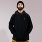 Jones Recycled Fleece Riding Hoodie Stealth Black