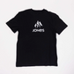 Jones Truckee Organic Cotton Tee Stealth Black