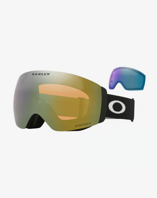 Oakley Flight Deck Pro M Sage Gold Iridium + Iced Iridium
