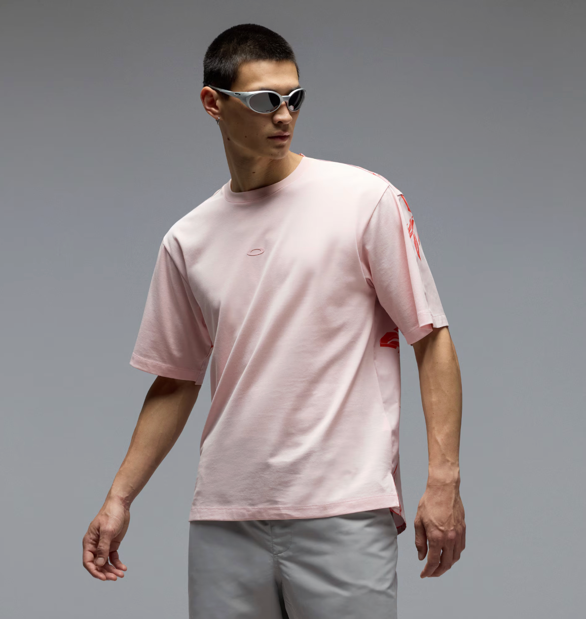 Oakley Hibiscus Breeze Tee Faded Pink