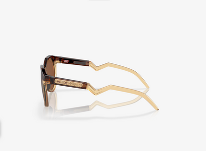 Oakley Kylian Mbappé Signature Series HSTN Dark Amber/Light Curry Prizm Tungsten
