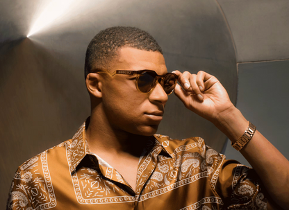 Oakley Kylian Mbappé Signature Series HSTN Dark Amber/Light Curry Prizm Tungsten