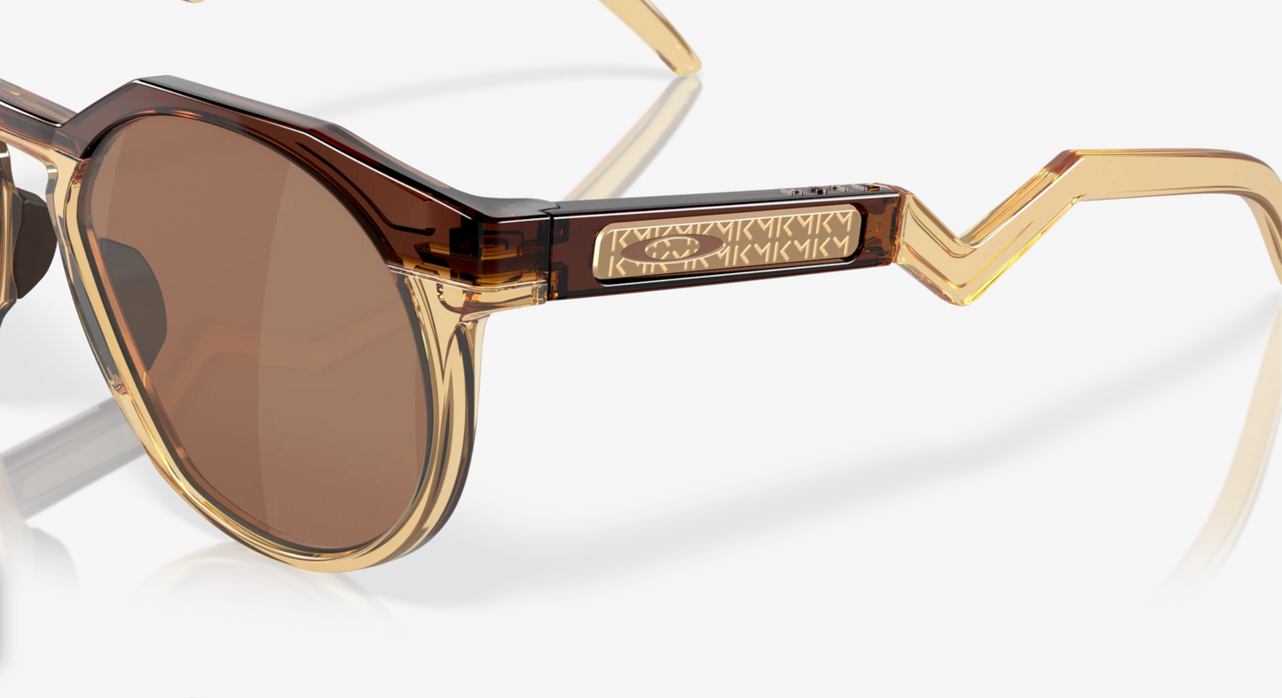 Oakley Kylian Mbappé Signature Series HSTN Dark Amber/Light Curry Prizm Tungsten