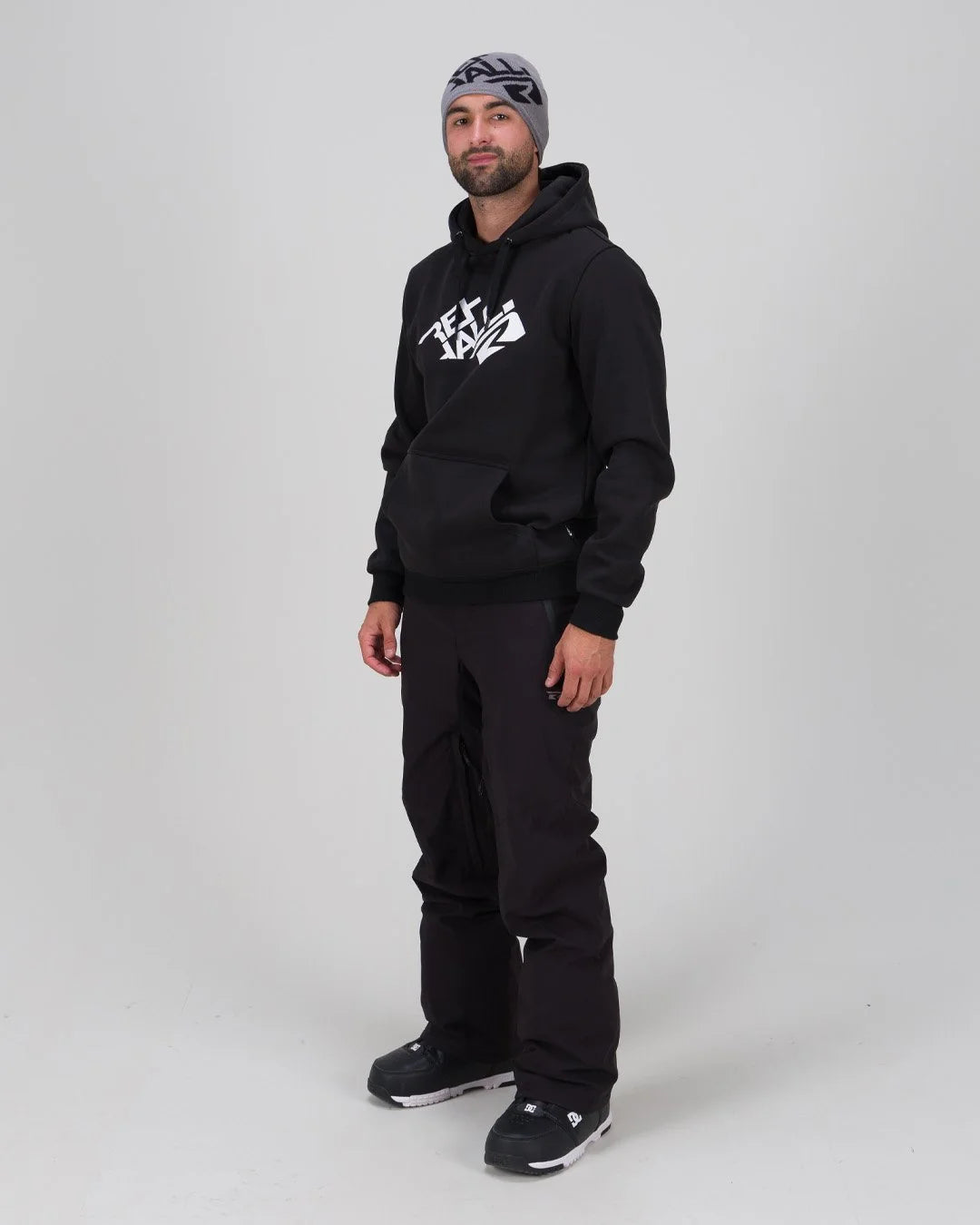 Rehall Kick R-26 Fleece Hooded Black