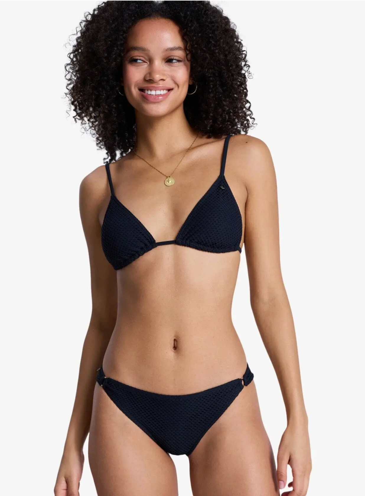 Roxy Roxy Island Tiki Tri Cheeky Black