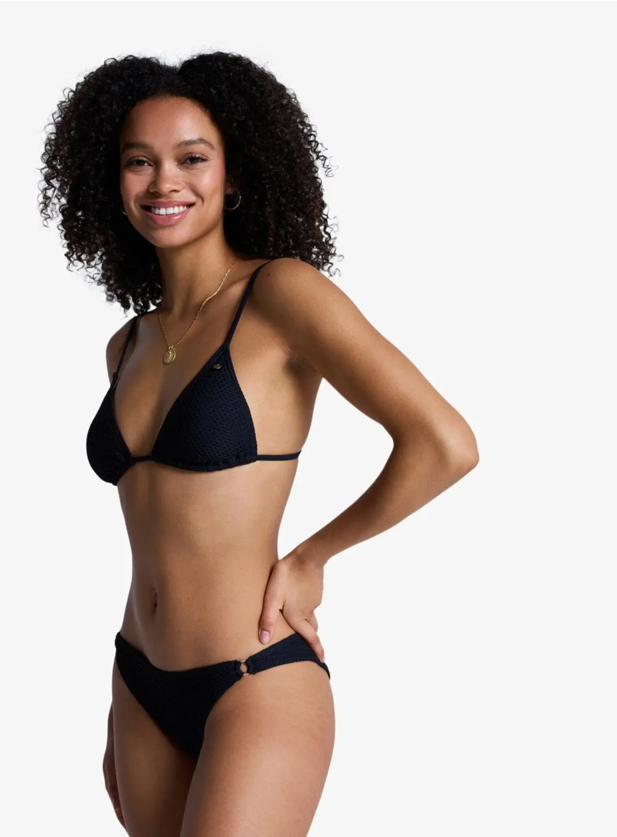 Roxy Roxy Island Tiki Tri Cheeky Black