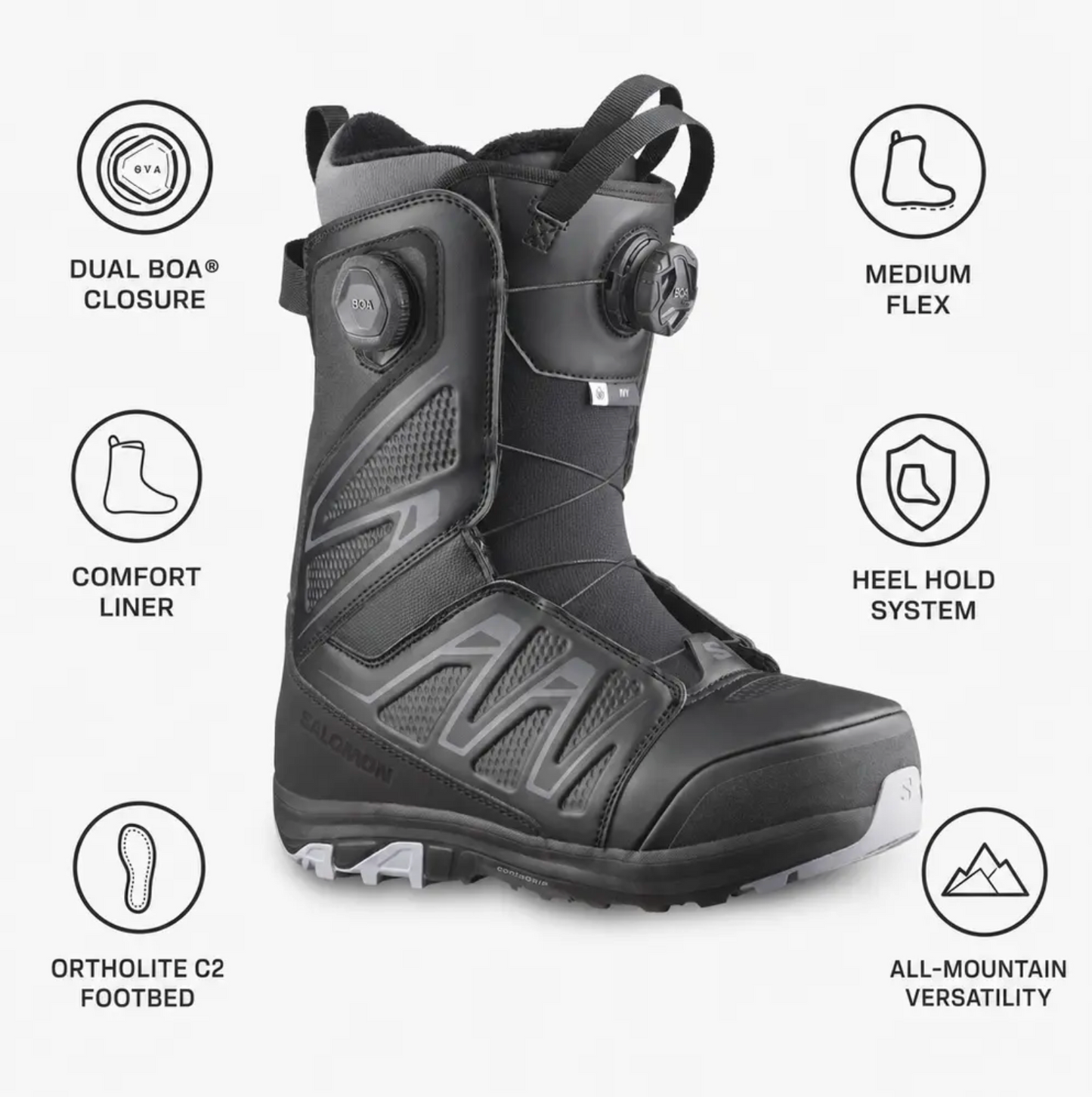 Salomon IVY Boa SJ Boa Black 26-27