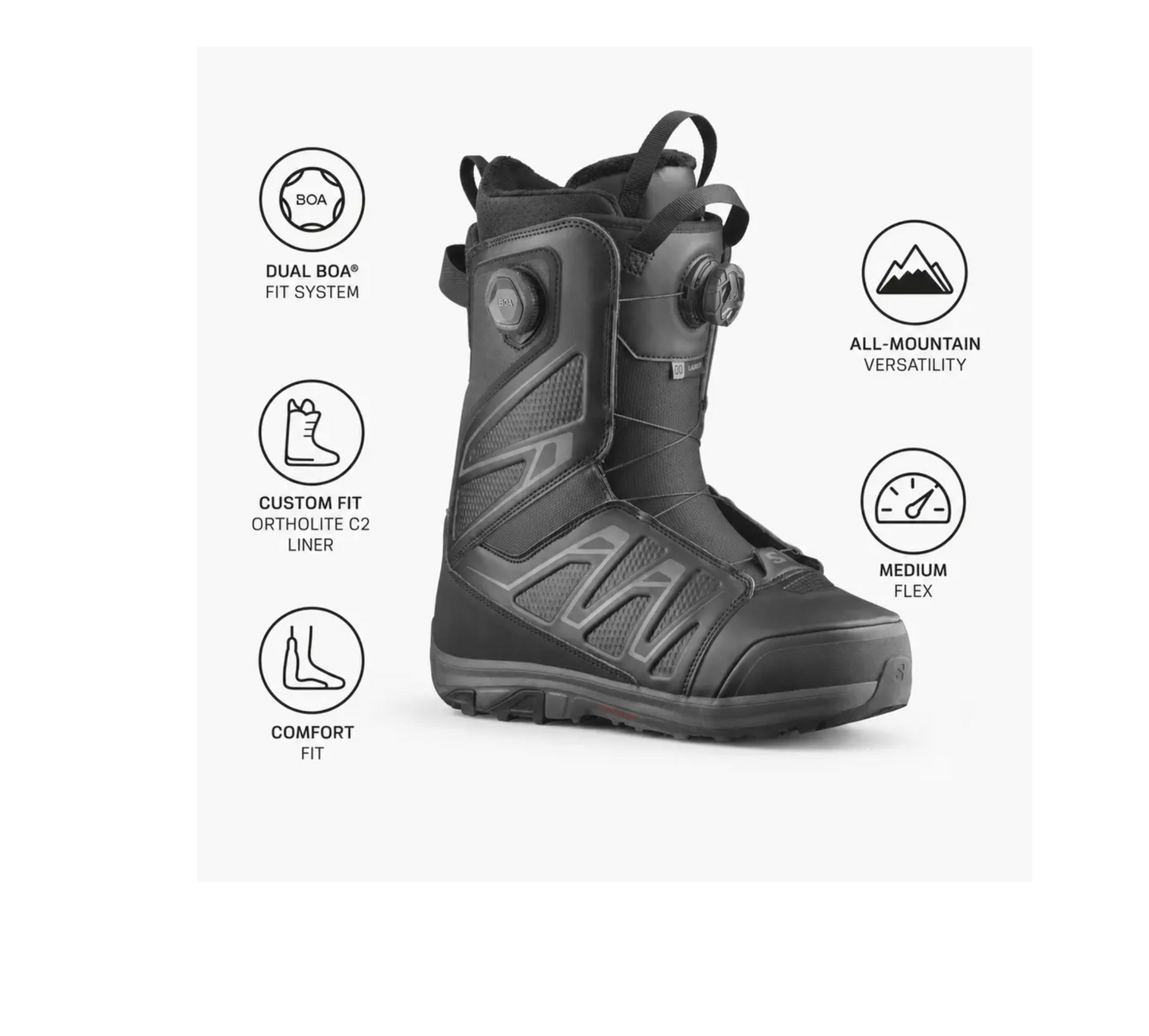 Salomon Launch Boa SJ Boa Black 26-27