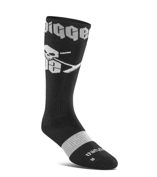 Thirtytwo Diggers Merino Sock Black White