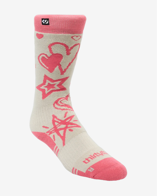 Thirtytwo W Double Sock Pink 26-27 PRE ORDER